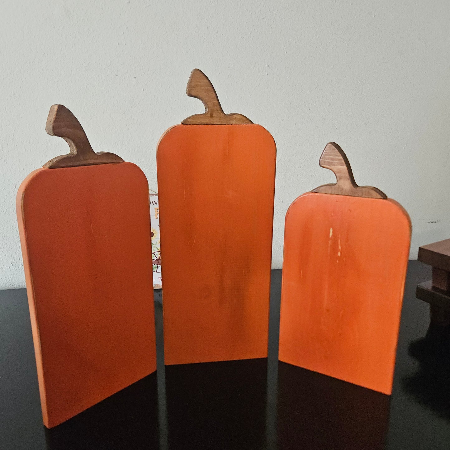 Rustic Wooden Pumpkin