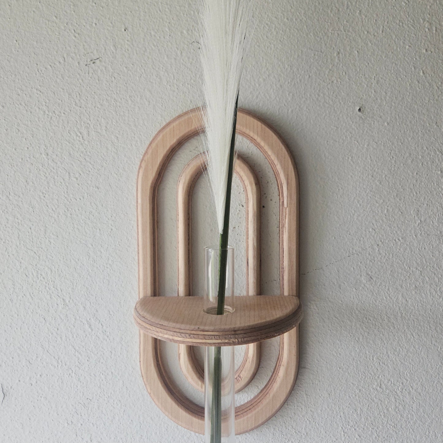 Round Oval Wall Vase 2pcs (plant not included)
