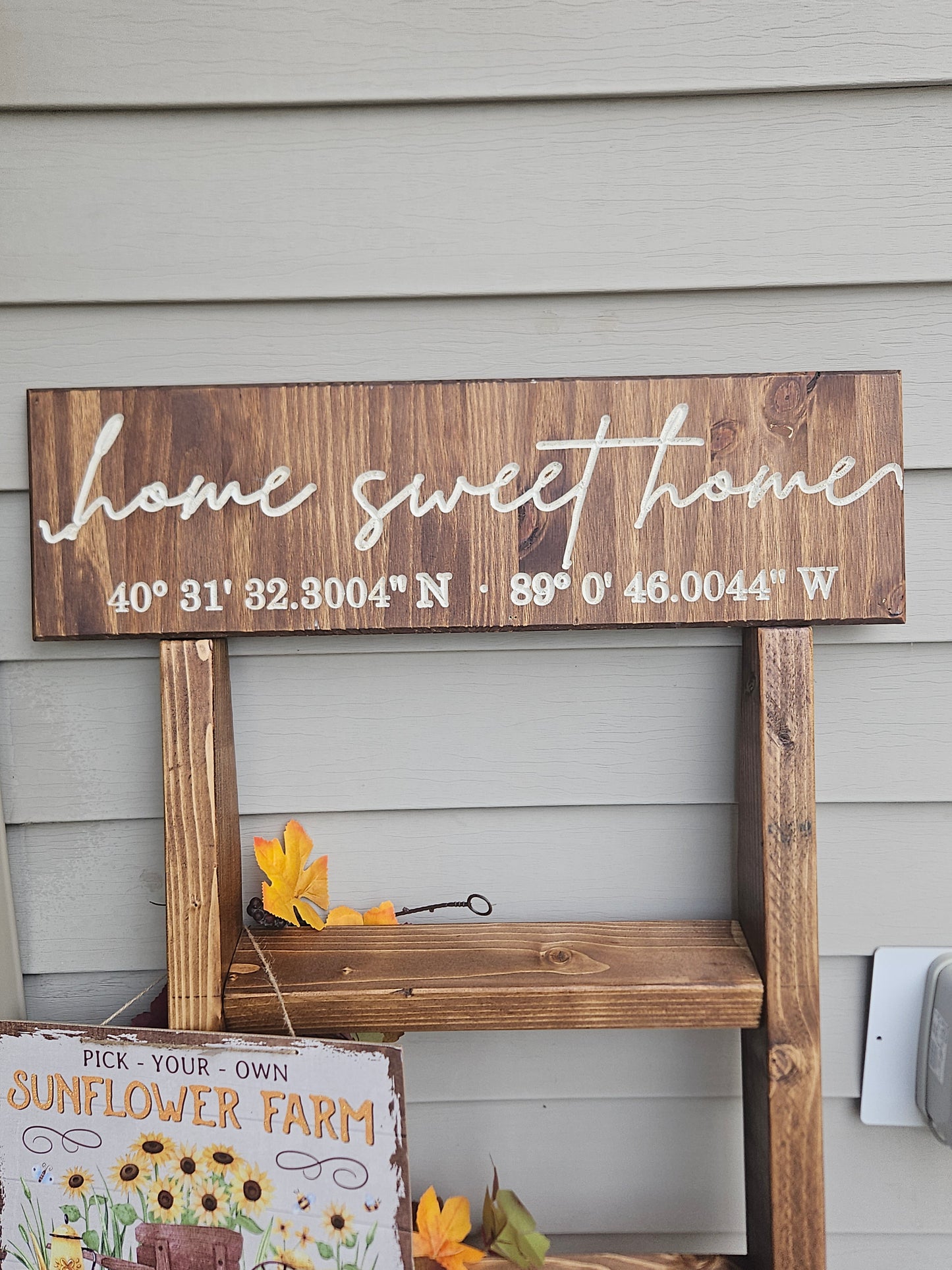 Longitude Latitude Address Plaque
