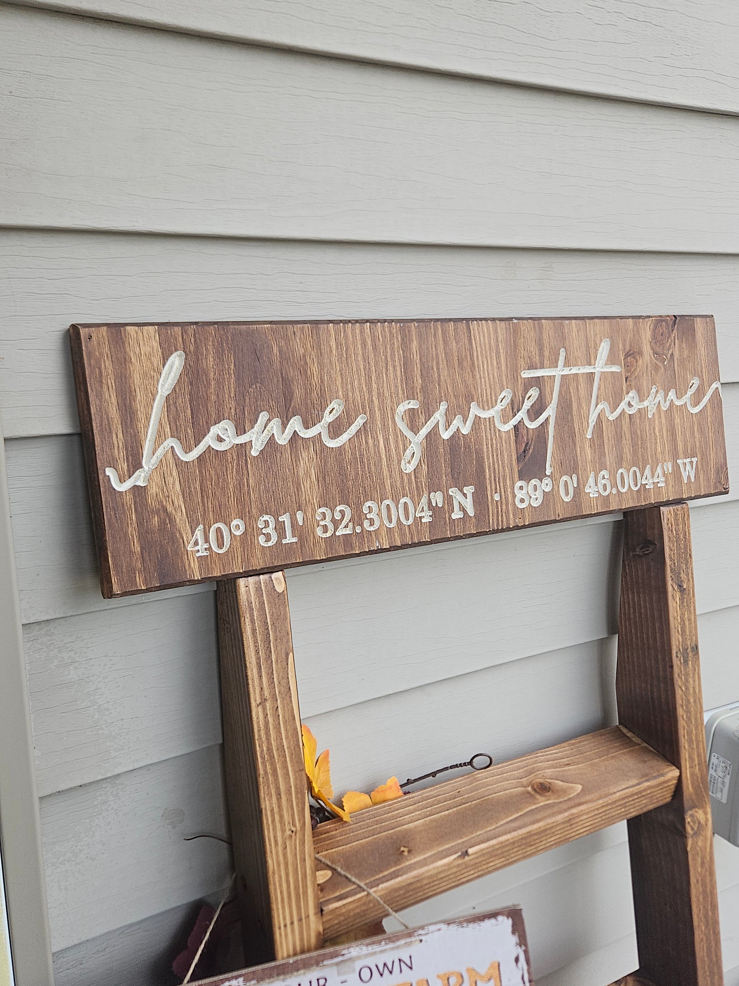 Longitude Latitude Address Plaque
