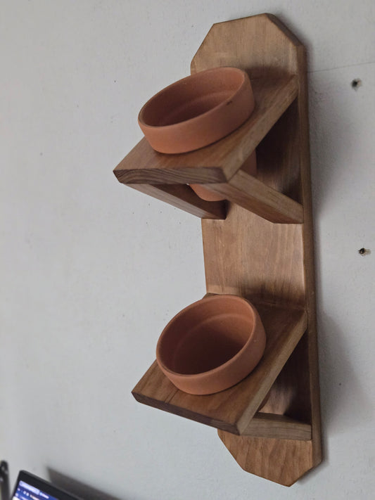 Clay Pot Stand (Wall Mounted)