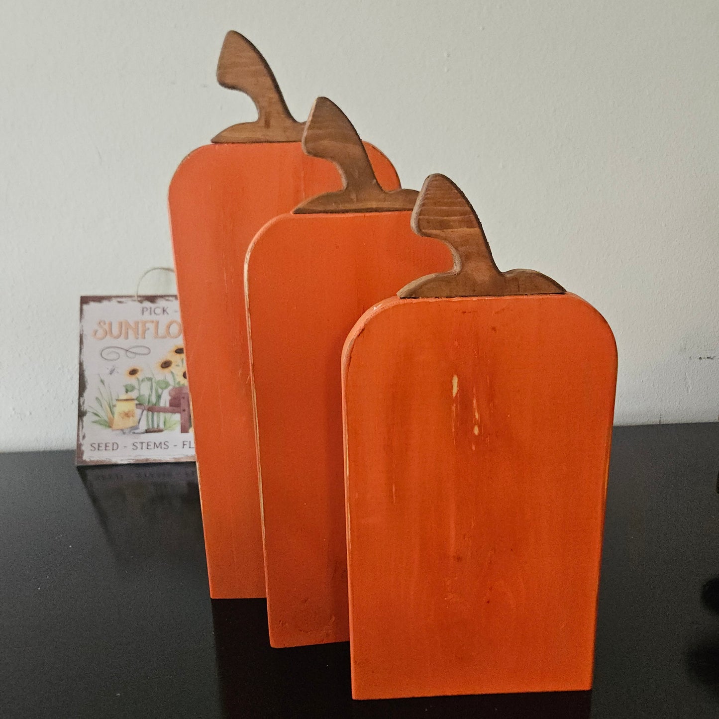 Rustic Wooden Pumpkin