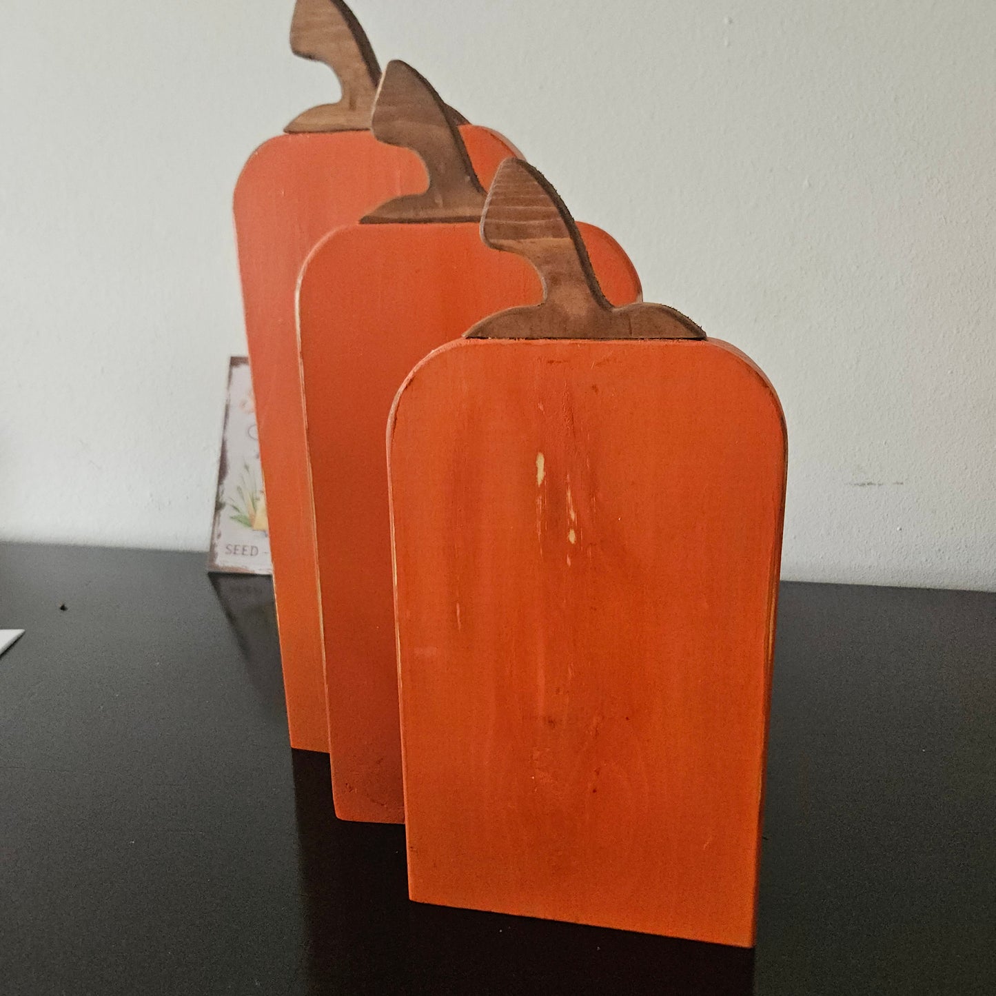 Rustic Wooden Pumpkin