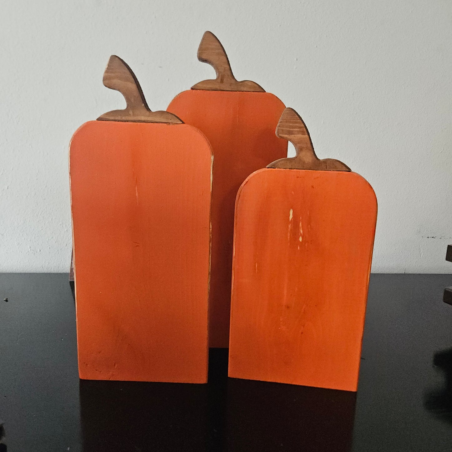 Rustic Wooden Pumpkin